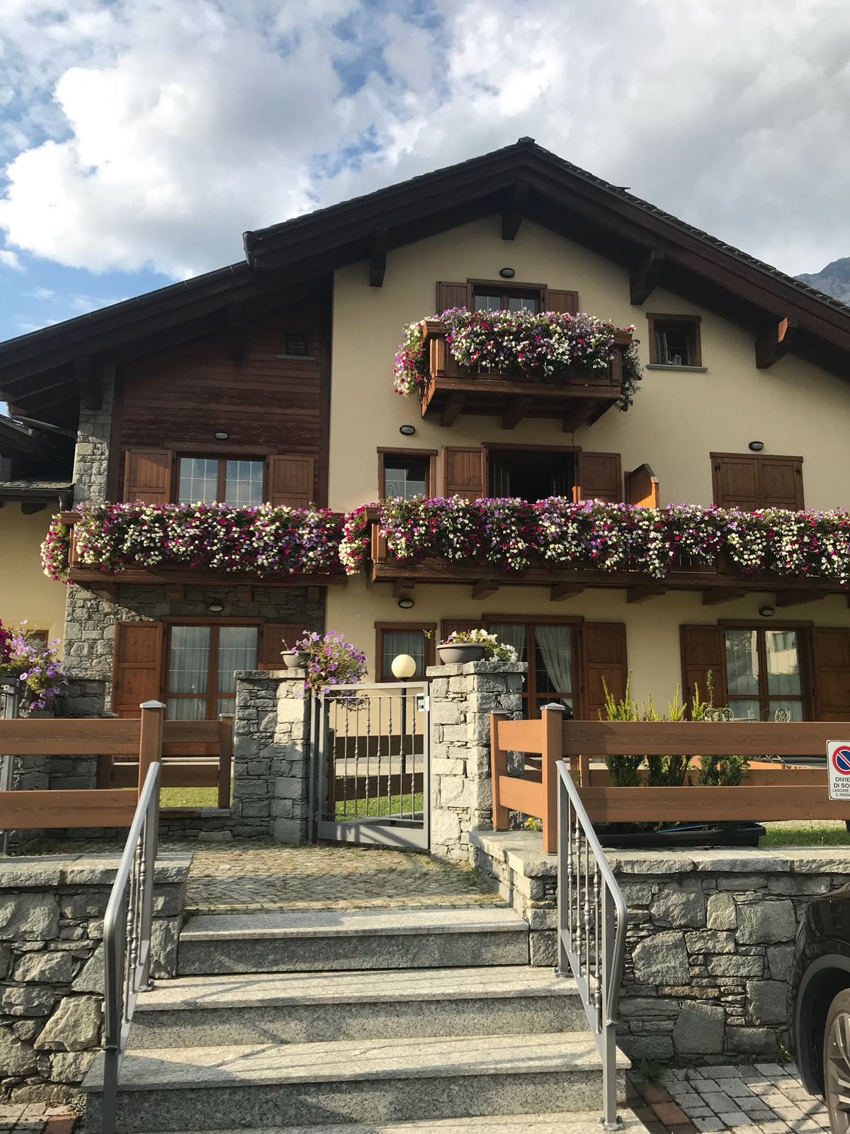 Affittasi trilocale con giardino privato a Bormio -VIA MANZONI RIF. 027